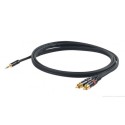 PROEL CHLP215LU15 Cavo professionale - 2 rca 1 mini jack stereo  mt 1,5 - vai con la sigla