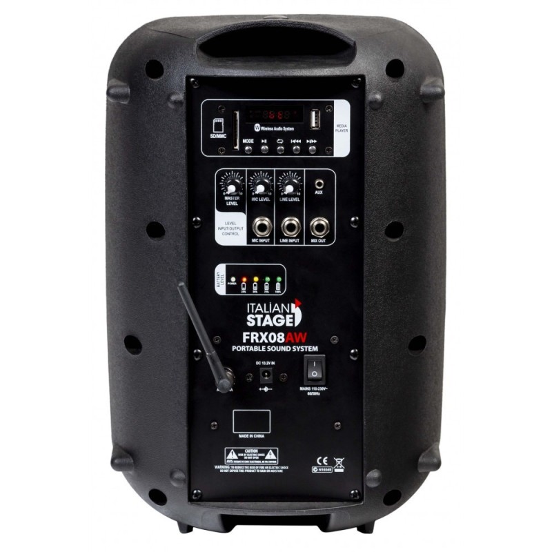 ITALIAN STAGE IS FRX08AW, cassa portatile a batteria - vaiconlasigla