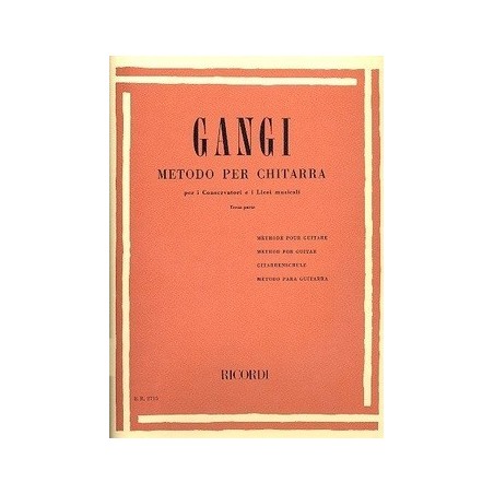 GANGI METODO PER CHITARRA - prima parte - - vai con la sigla