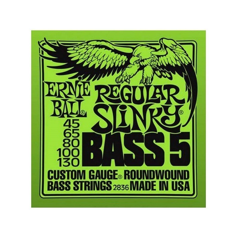ERNIE BALL 2836 - REGULAR SLINKY BASS 5 corde - vai con la sigla