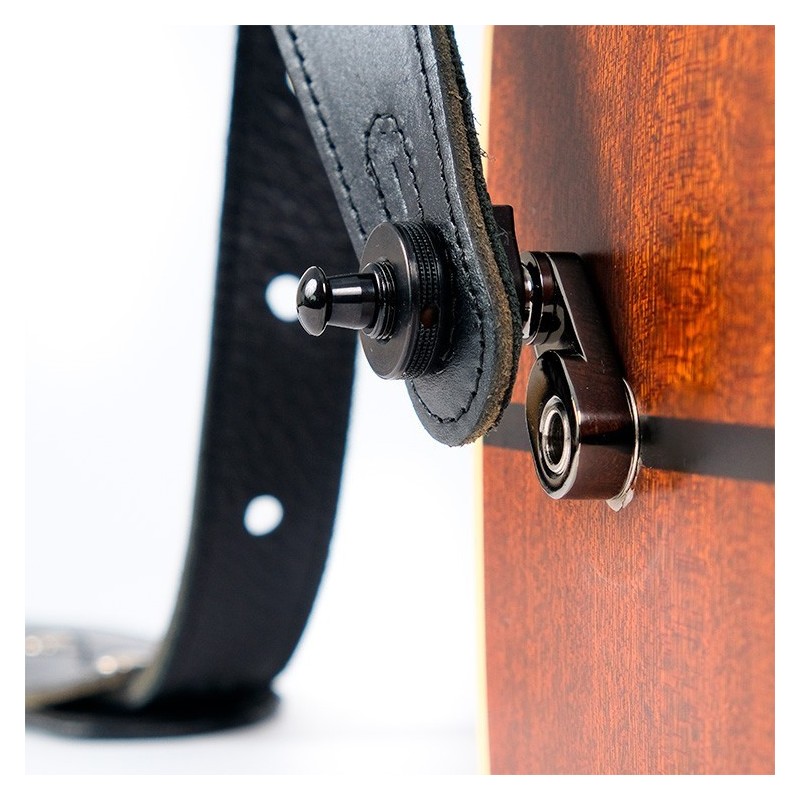 MusicNomad Acousti-Lok Strap Lock Standard Output Jack - vai con la sigla