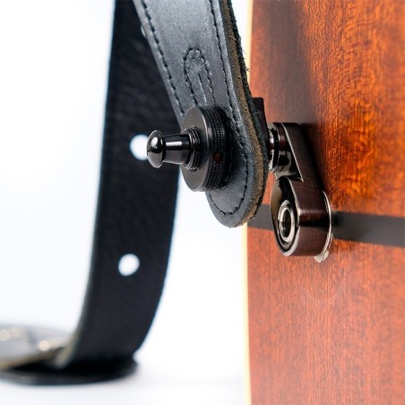 MusicNomad Acousti-Lok Strap Lock Standard Output Jack - vai con la sigla