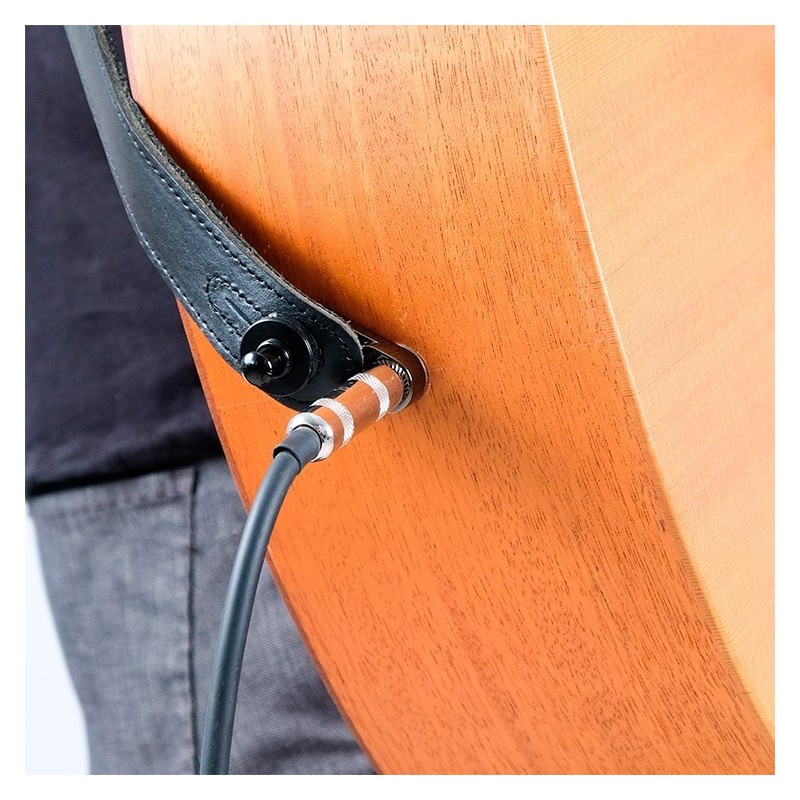 MusicNomad Acousti-Lok Strap Lock Standard Output Jack - vaiconlasigla