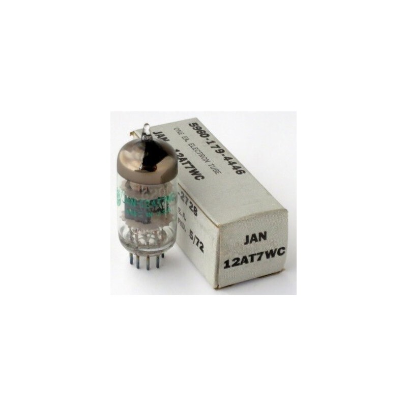 GE JAN 12AT7WC vacuum tube - vai con la sigla