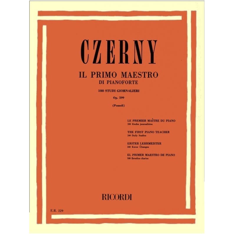 Il Primo Maestro di Pianoforte op.599 - vai con la sigla