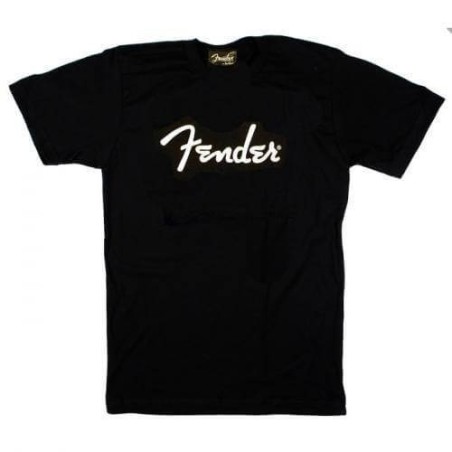 T-SHIRT NERA CON LOGO FENDER - vaiconlasigla