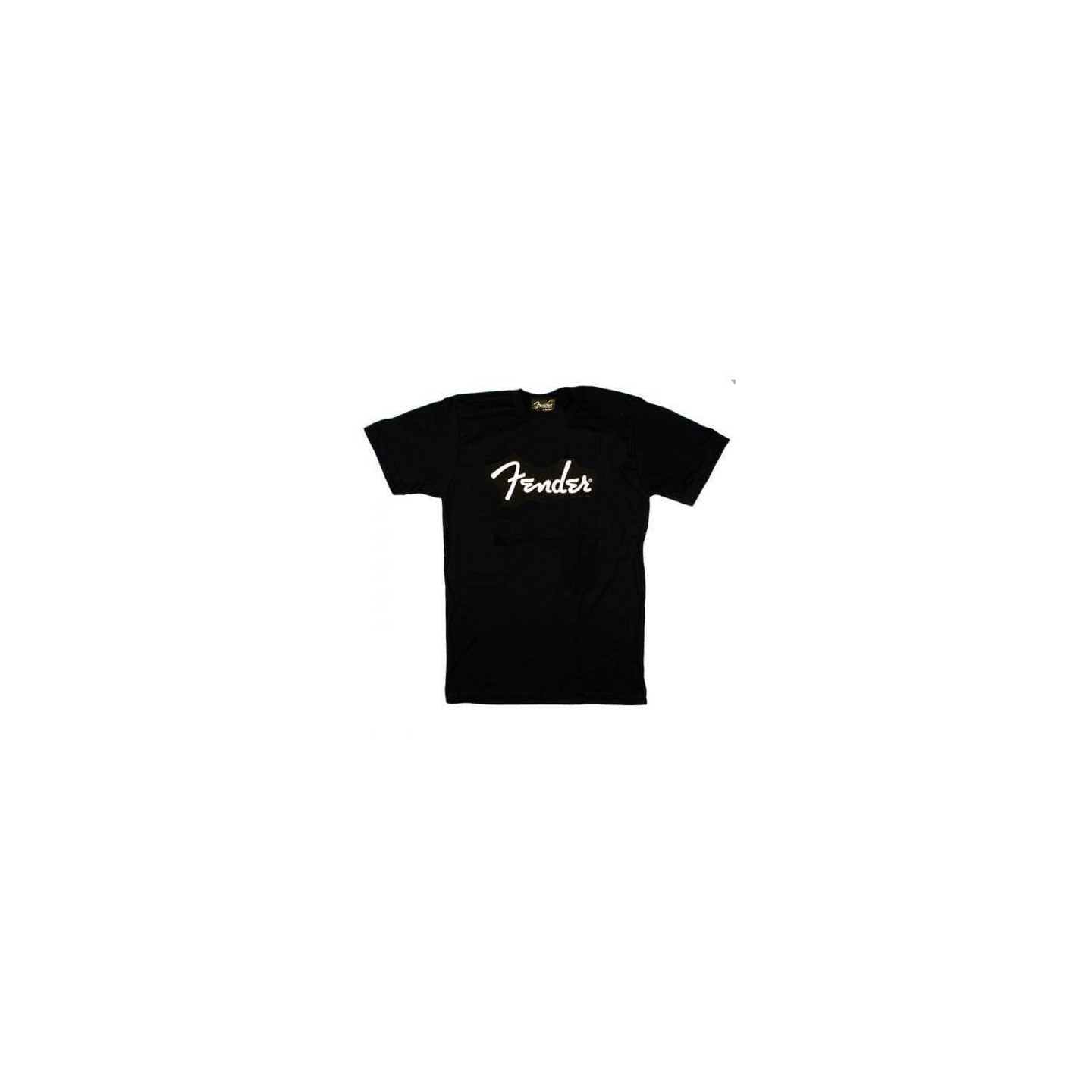 T-SHIRT NERA CON LOGO FENDER - vaiconlasigla