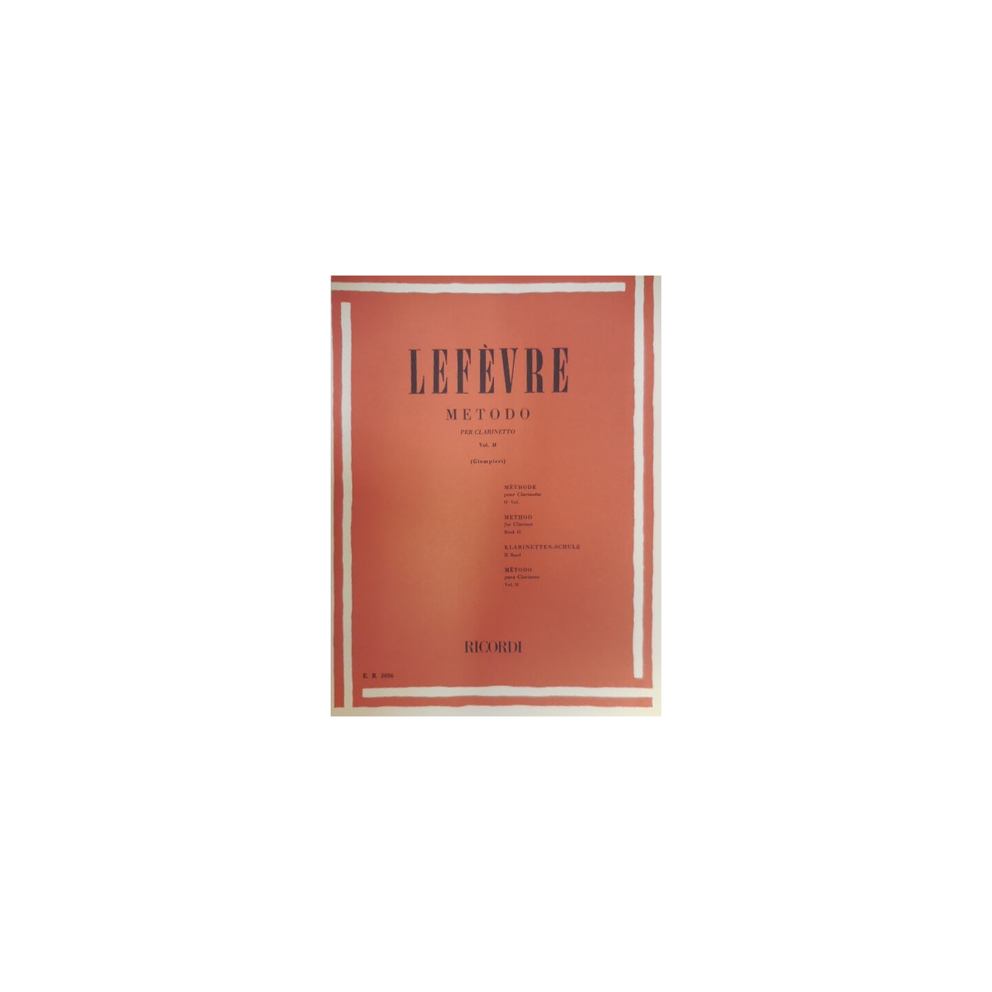 LEFEVRE METODO PER CLARINETTO VOL 2 - vaiconlasigla
