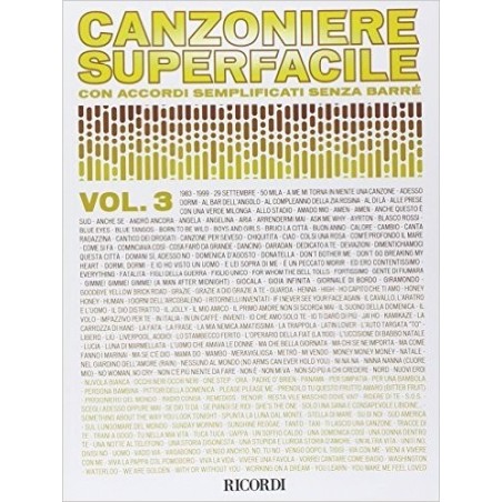 Canzoniere Superfacile senza barrè Vol.3 - vai con la sigla