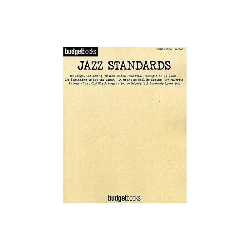 Jazz Standards: Budget Books - vaiconlasigla