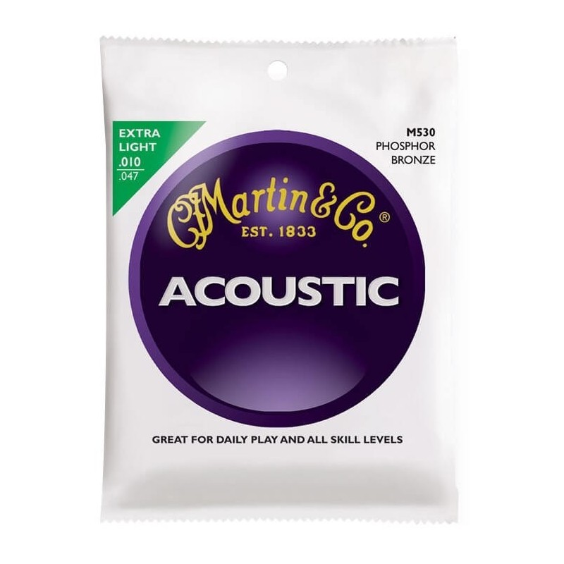 MARTIN MA530 - 92/8 Phosphor Bronze Extra Light 10-47 - vaiconlasigla