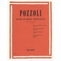 Pozzoli Studi di media difficoltà per pianoforte - vai con la sigla