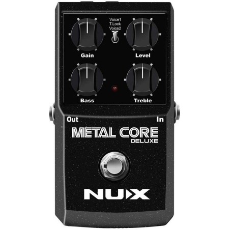 NUX STOMPBOX METAL CORE DELUXE - Distorsore Hi-gain - vai con la sigla