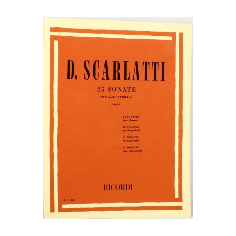 Scarlatti 25 Sonate per clavicembalo - vai con la sigla