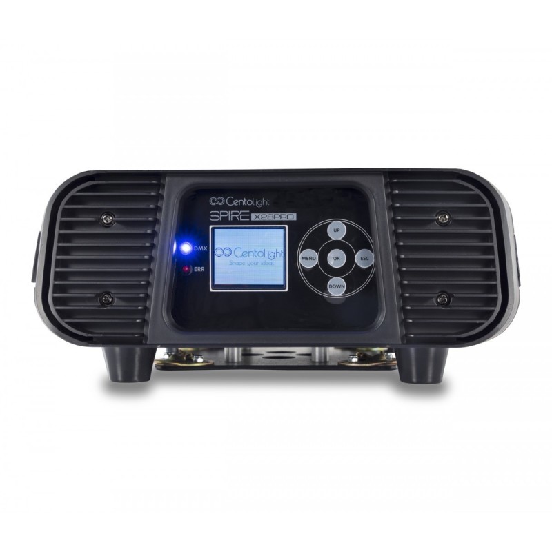 SET 2 TESTE MOBILI CENTOLIGHT SPIRE X28 PRO CON FLIGHT CASE - vai con la sigla