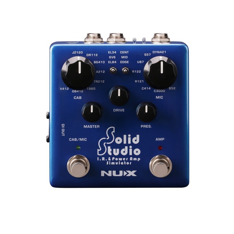 STOMPBOX NUX NSS-5 SOLID STUDIO (IR & POWER AMP SIMULATOR) - vaiconlasigla