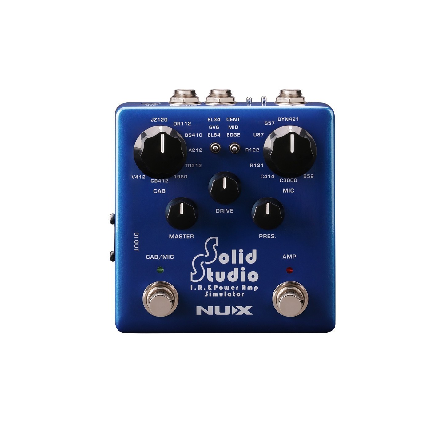STOMPBOX NUX NSS-5 SOLID STUDIO (IR & POWER AMP SIMULATOR) - vaiconlasigla