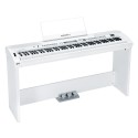 SUPPORTO CON PEDALI DI CONTROLLO MEDELI ST430-WH PER PIANO SP3000/SP4000/4200 BIANCO - vaiconlasigla