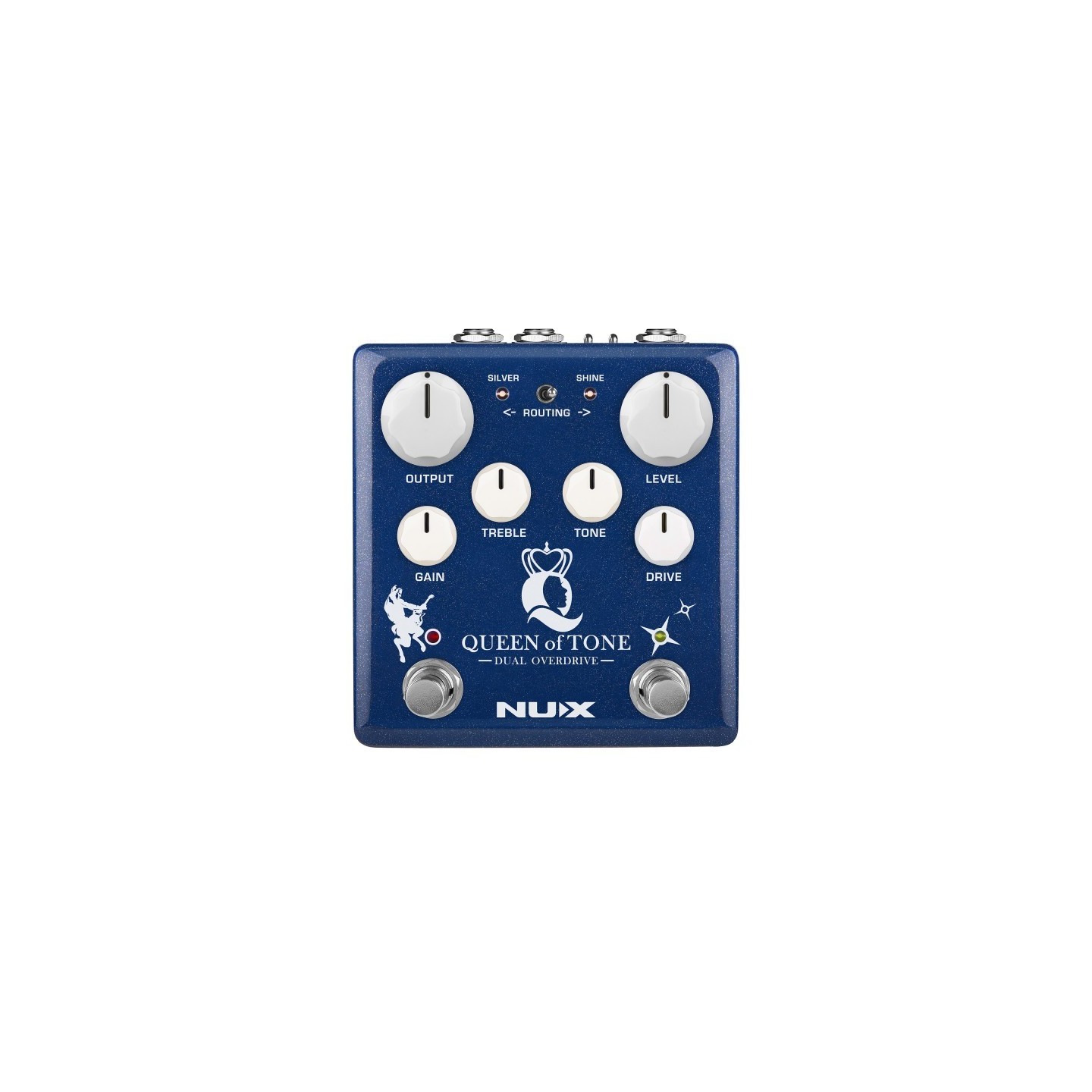 NUX QUEEN OF TONE DUAL OVERDRIVE NDO-6 - vaiconlasigla