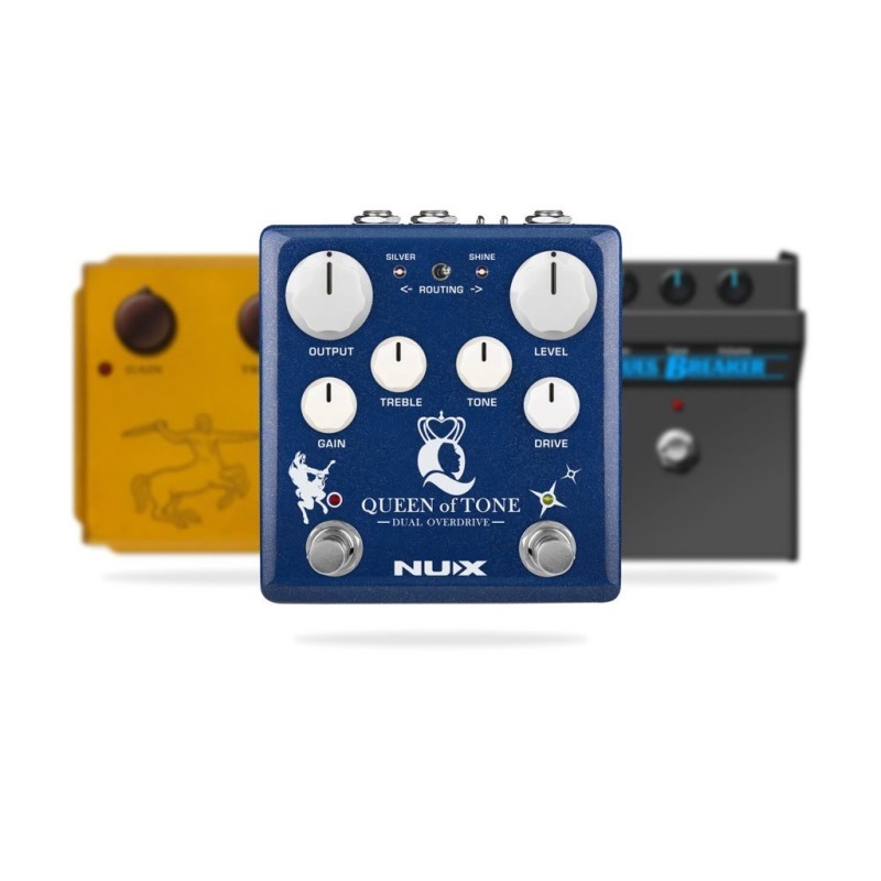 NUX QUEEN OF TONE DUAL OVERDRIVE NDO-6 - vaiconlasigla