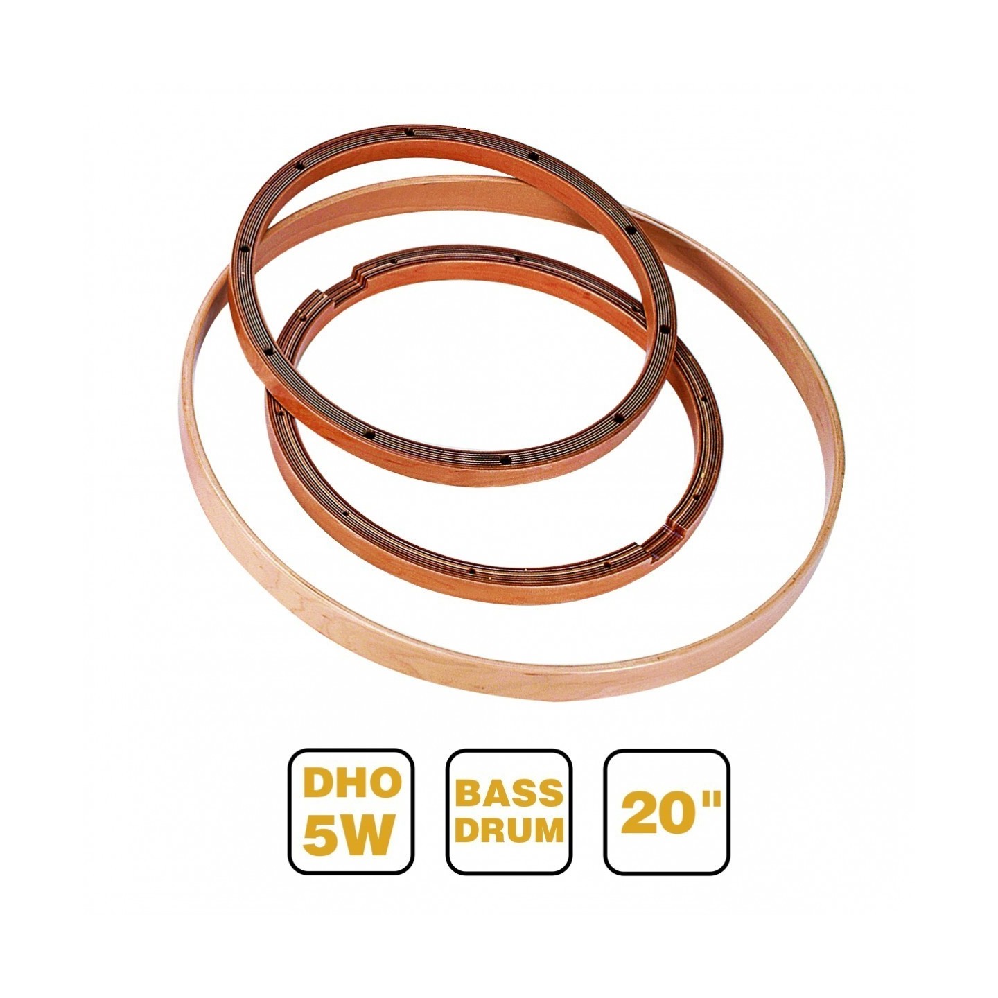 CERCHIO GRANCASSA DHO-5W-20B 20" IN ACERO - vai con la sigla