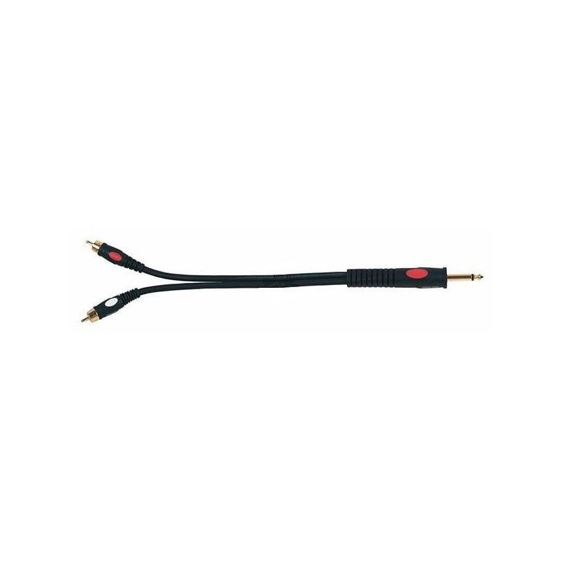 PROEL DH625 - Cavo 2 RCA / Jack Mono da 30 cm - vaiconlasigla