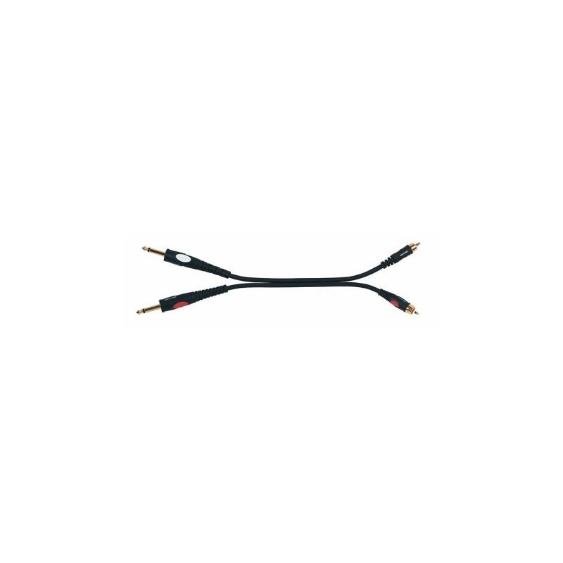 PROEL DH630 2 RCA / 2 Jack 6,3mm Stereo 30 cm - vai con la sigla