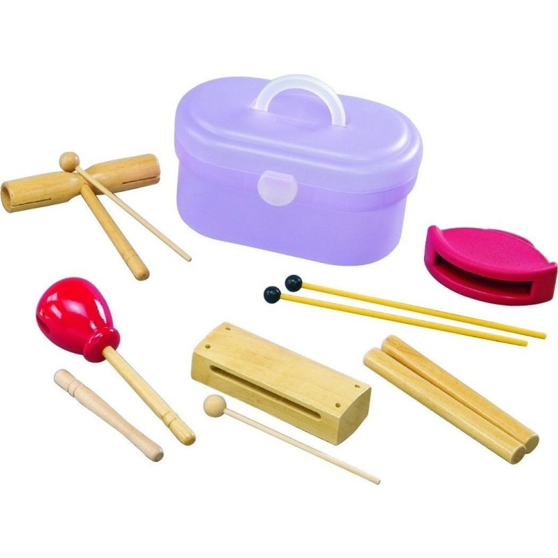 KIT PERCUSSIONI DIDATTICHE PEACE 5 PEZZI PS-B5 - vai con la sigla