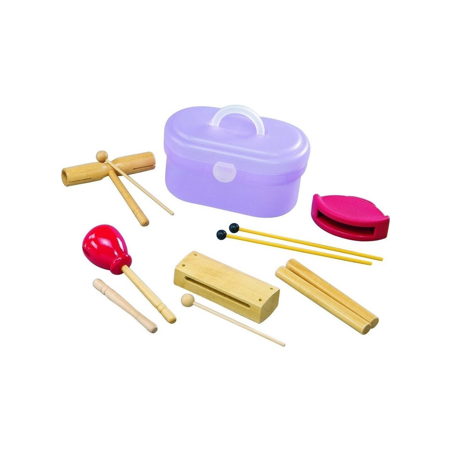 KIT PERCUSSIONI DIDATTICHE PEACE 5 PEZZI PS-B5 - vai con la sigla