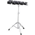 WOOD BLOCK PEACE WB-12 SET 5 PEZZI IN LINEA - vaiconlasigla