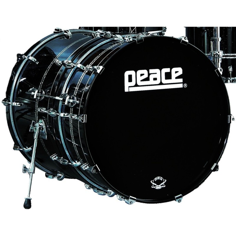 BASS DRUM 22"x8" PEACE SERIE DP-DC2208BO 295 BLACK CASTLE - vai con la sigla