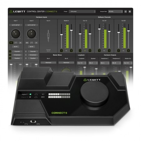INTERFACCIA AUDIO LEWITT CONNECT 6 - vaiconlasigla