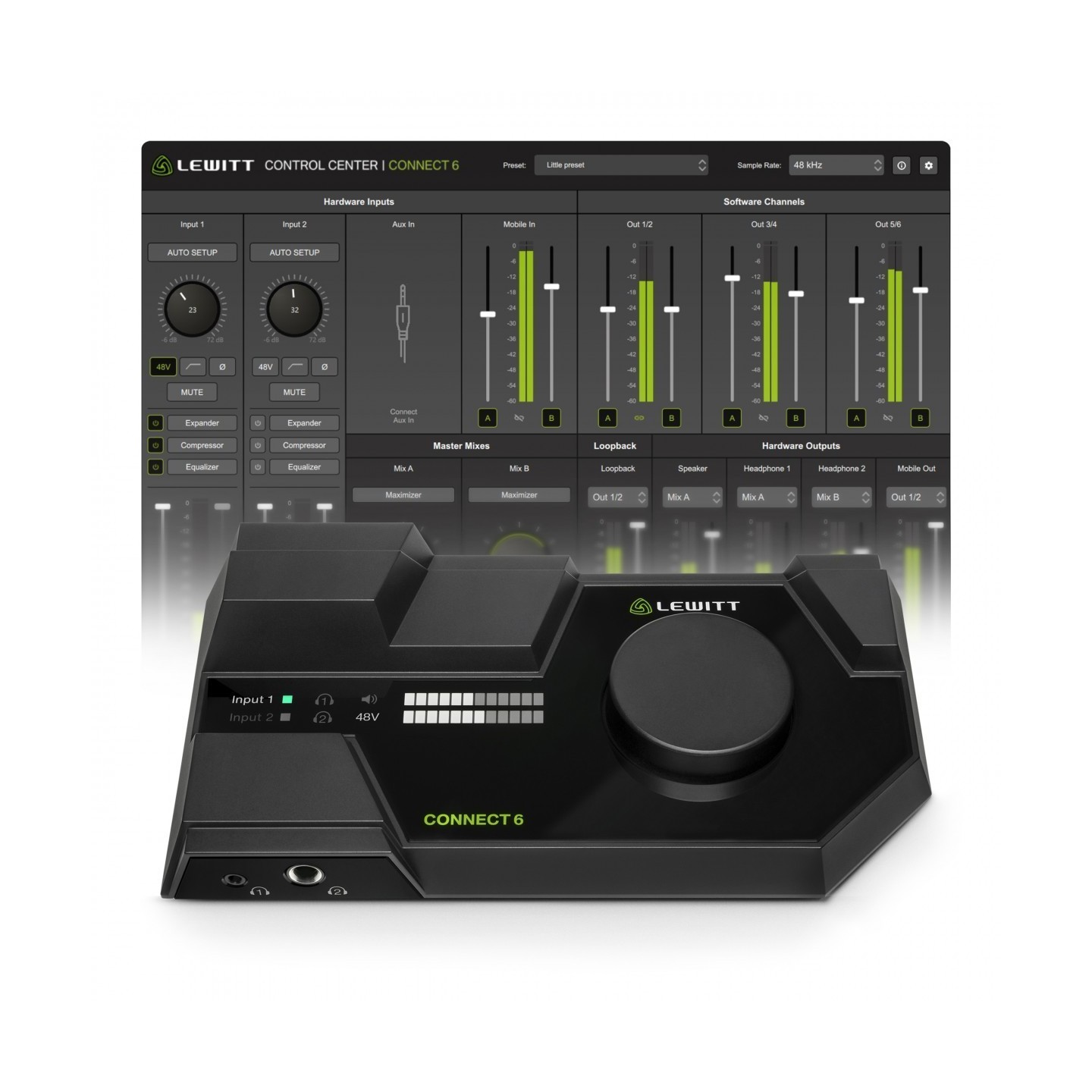 INTERFACCIA AUDIO LEWITT CONNECT 6 - vaiconlasigla