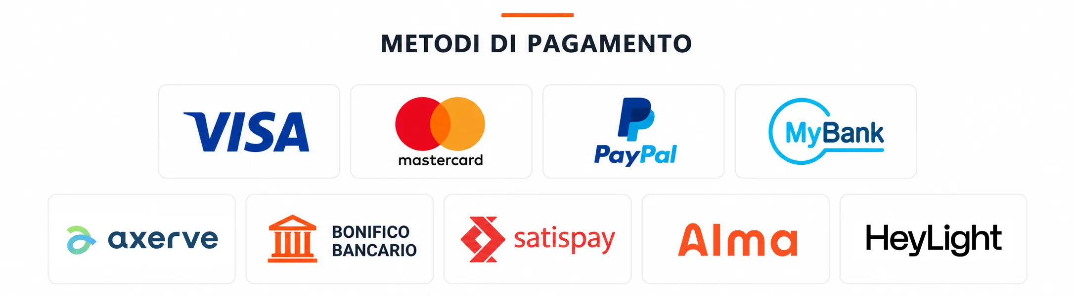 Metodi di pagamento accettati da Vai con la Sigla