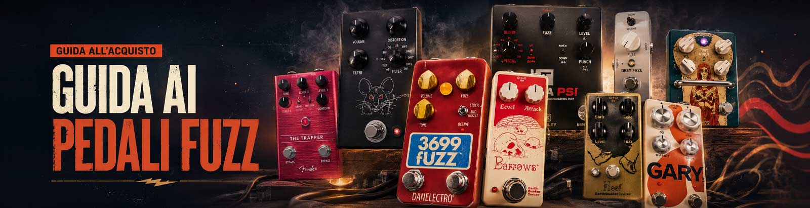 Pedali fuzz: cosa sono, da dove nascono e quale scegliere tra 10 modelli disponibili