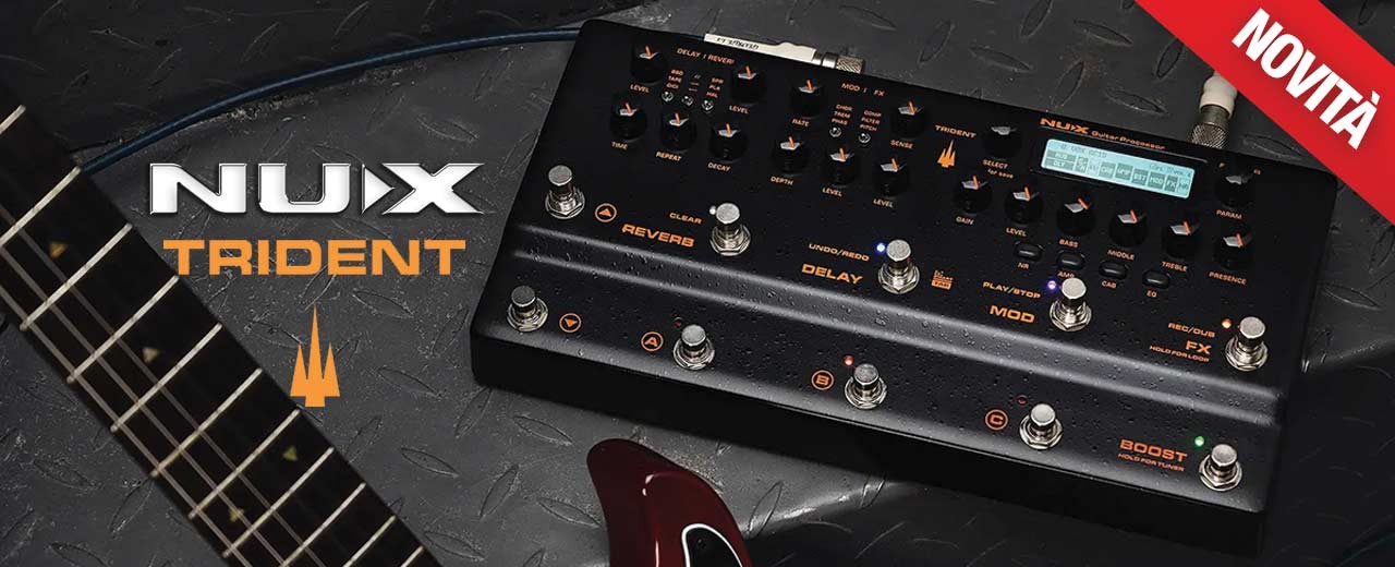 NUX TRIDENT: IL MODELER IN 4K FACILE E INTUITIVO