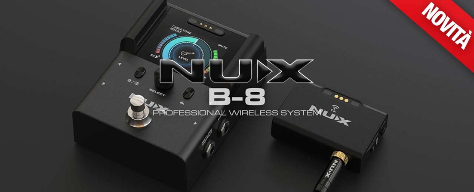 NUX presenta B-8, un salto avanti nel mondo dei Sistemi Wireless