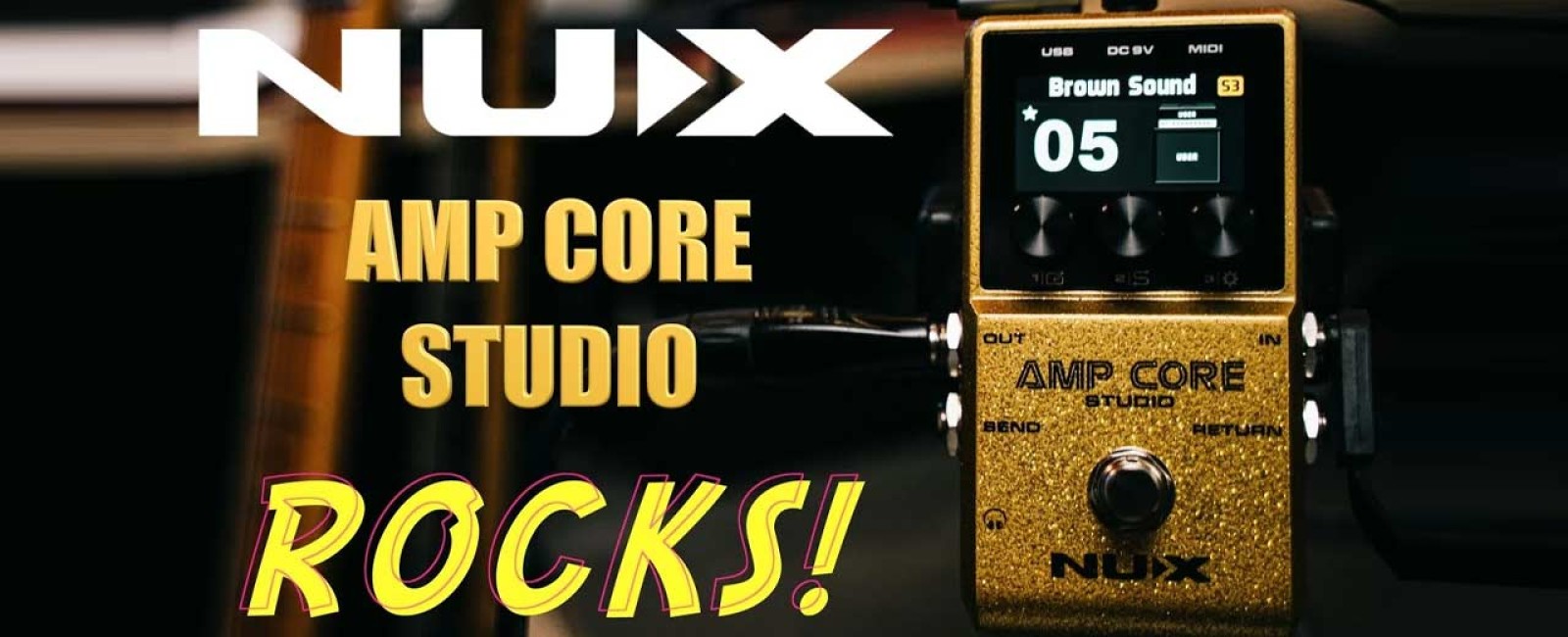 NUX AMP CORE STUDIO: L'Innovazione a pedale che ridefinisce il suono della chitarra