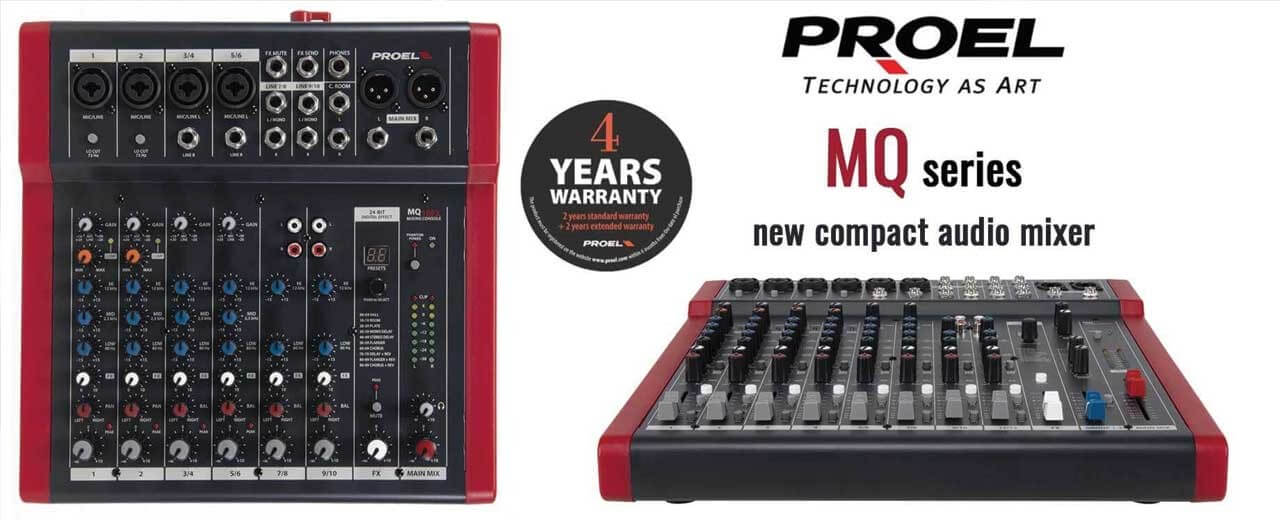PROEL, nuovi mixer compatti