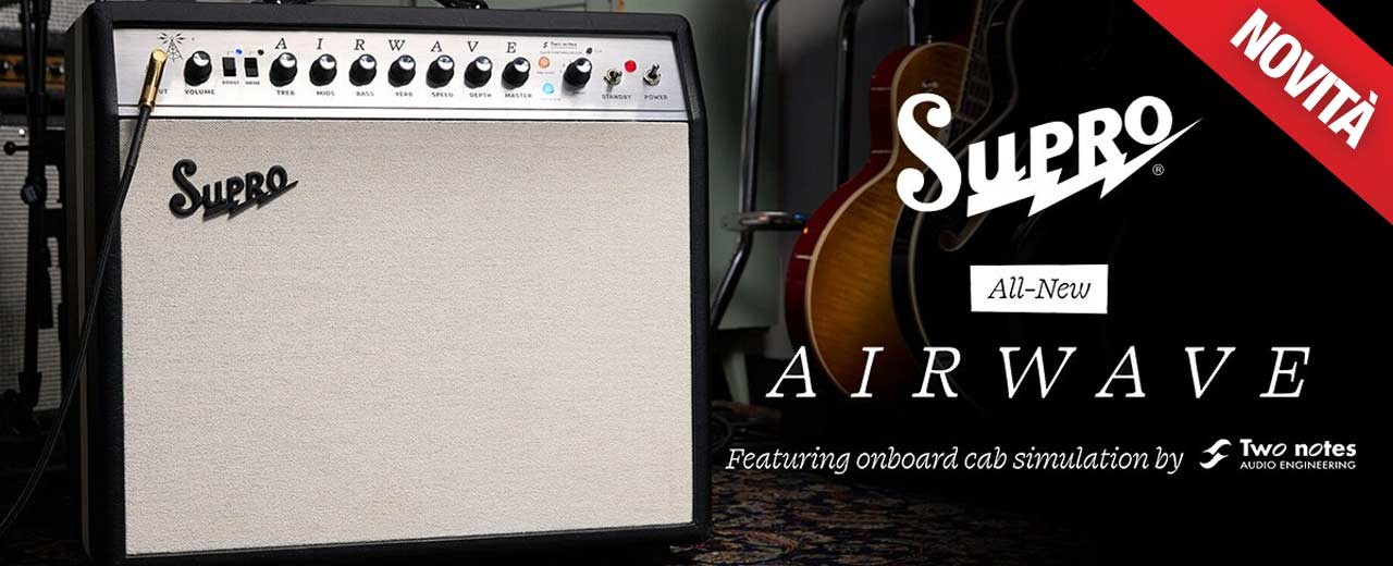 Il Miglior Ampli da Studio È Anche il Miglior Ampli da Palco? Recensione Supro Airwave.
