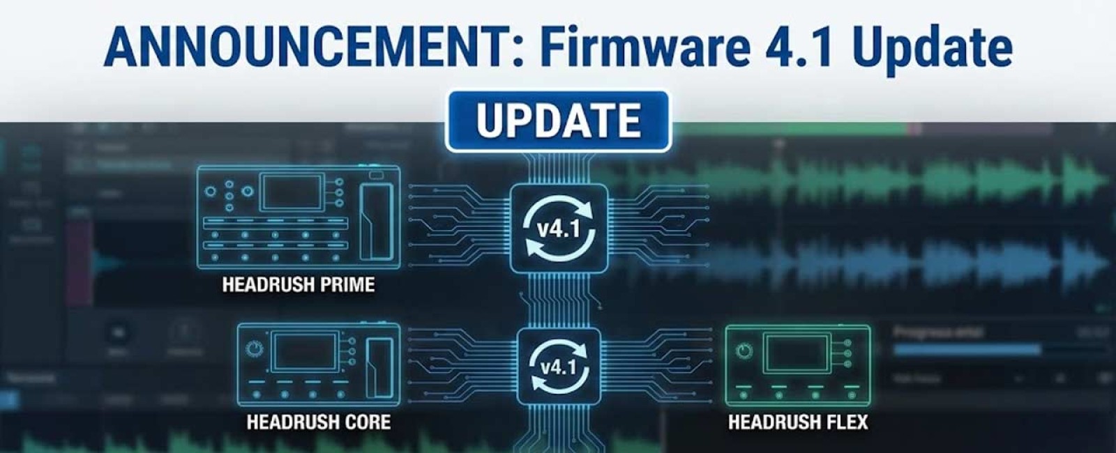 HeadRush Firmware 4.1: Riverberi a Convoluzione, Nuovi Delay e MIDI Potenziato