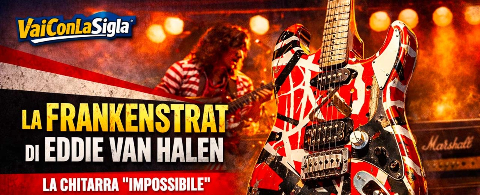 La Frankenstrat di Eddie Van Halen: la chitarra “impossibile” che ha cambiato la storia del rock.