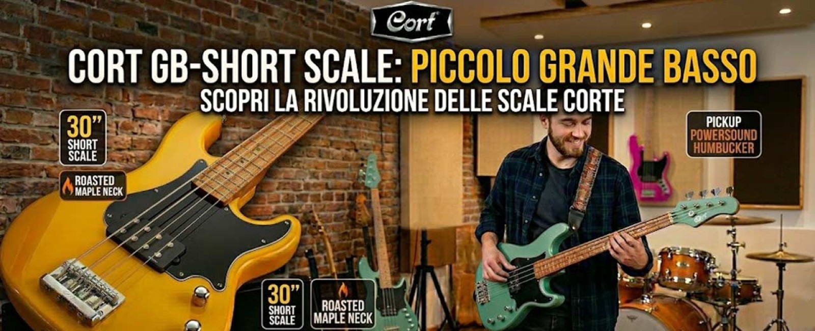 Novità CORT: Arriva la Nuova Serie GB-Short Scale