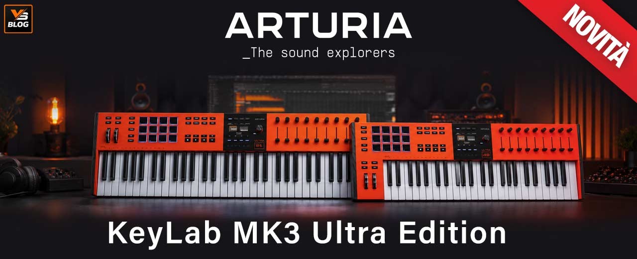 Arturia presenta KeyLab 49 MK3 Ultra Edition e KeyLab 61 MK3 Ultra Edition: controllo totale, look arancione e integrazione avanzata per producer e musicisti