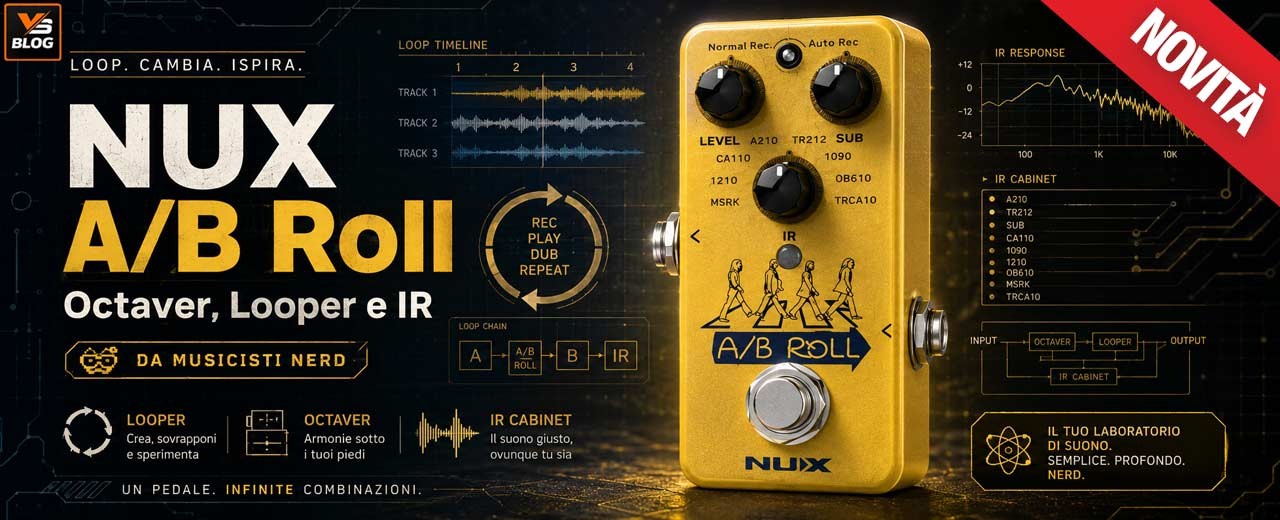 NUX A/B Roll: Abbey Road in un mini pedale? Octaver, looper e IR analizzati da musicisti nerd