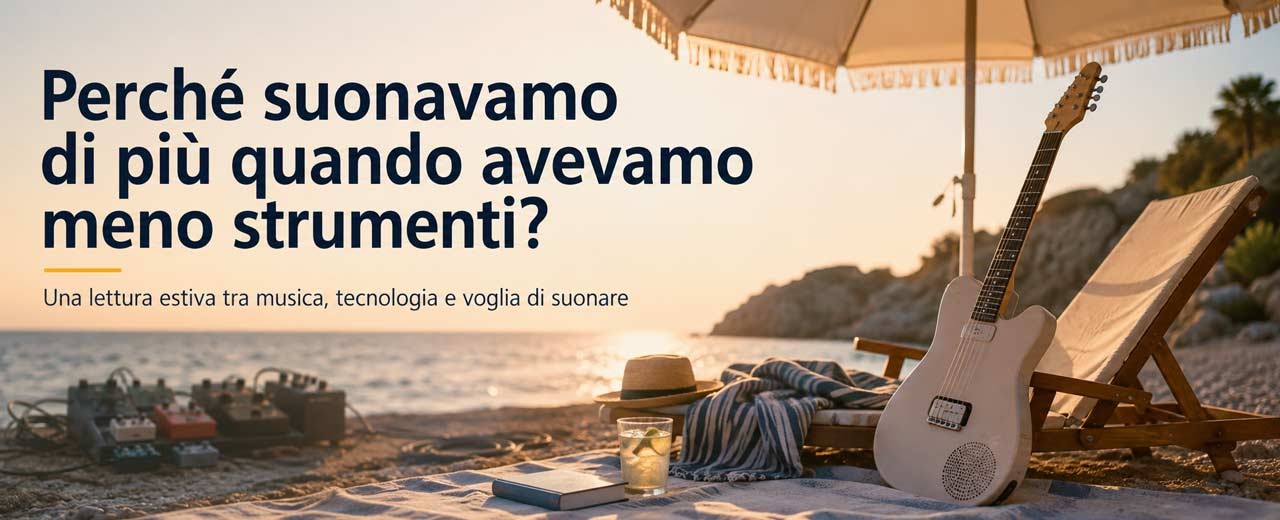 Perché suonavamo di più quando avevamo meno strumenti?